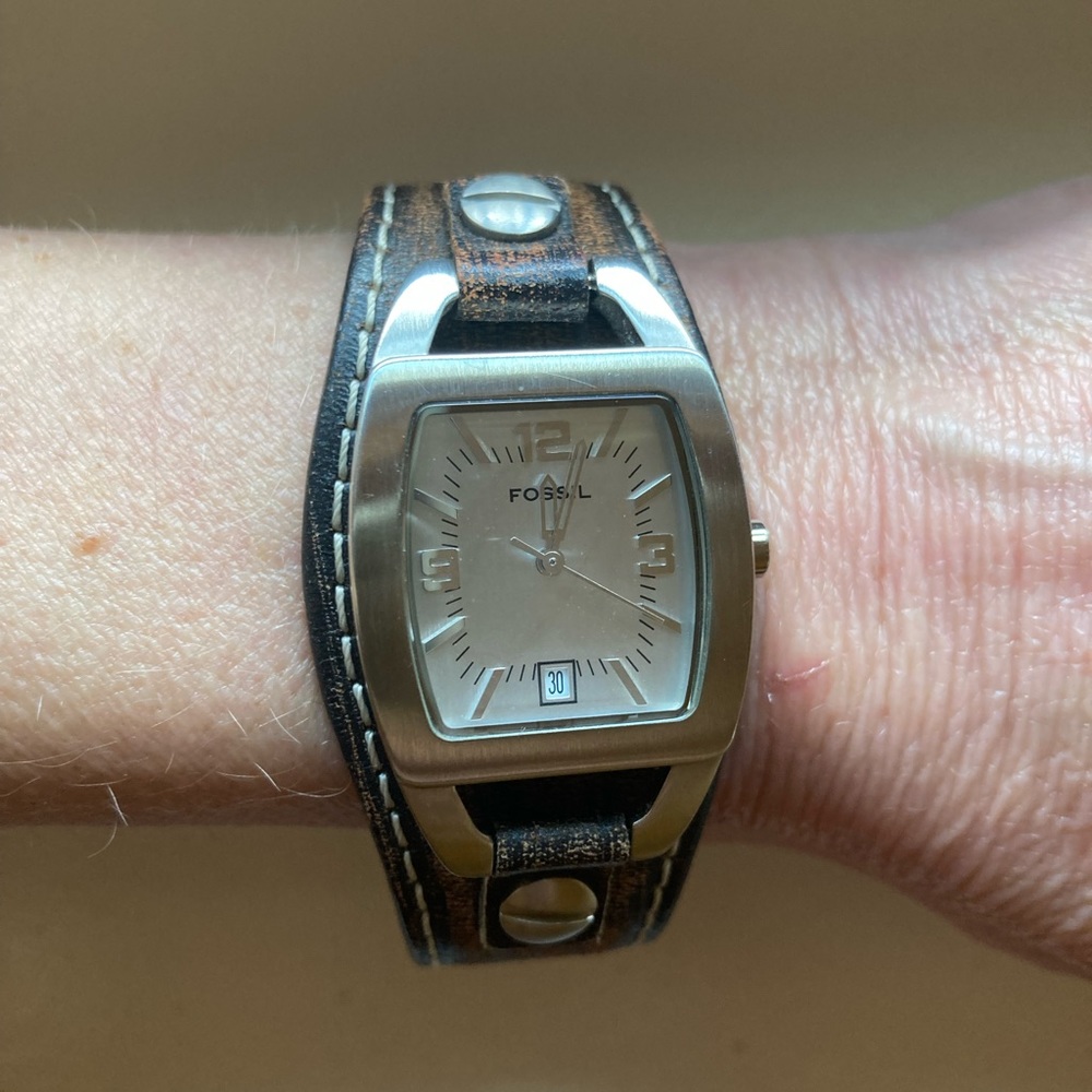 Women’s Brown Leather Fossil Watch
